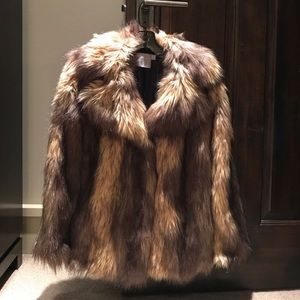 BNWT ASOS fur jacket
